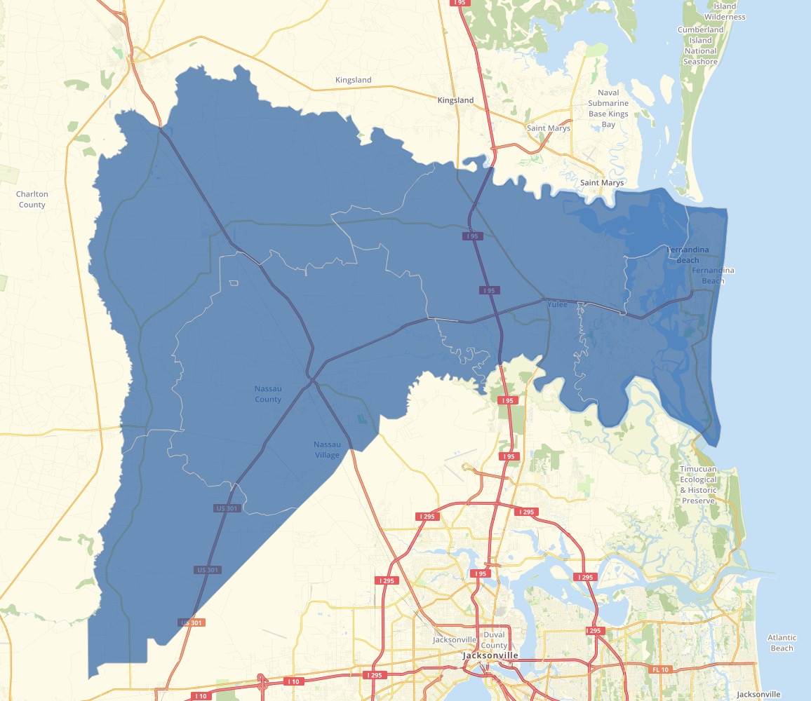 Nassau County Results Map